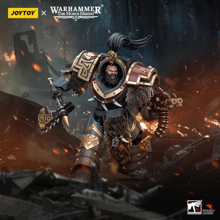 Warhammer 40k Space Wolves Varagyr Wolf Guard Squad Varagyr Thegn 1/18 Scale Action Figure - Image 2