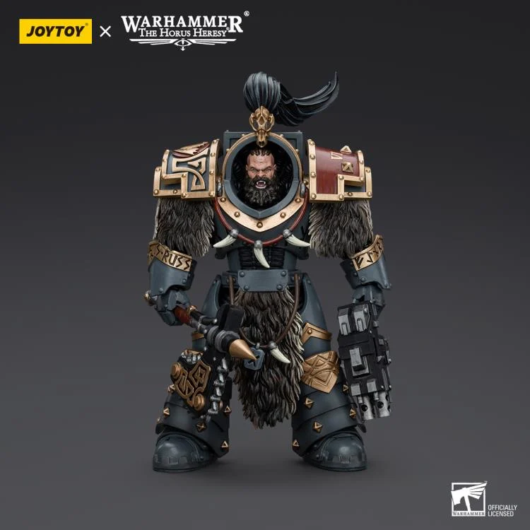 Warhammer 40k Space Wolves Varagyr Wolf Guard Squad Varagyr Thegn 1/18 Scale Action Figure - Image 4