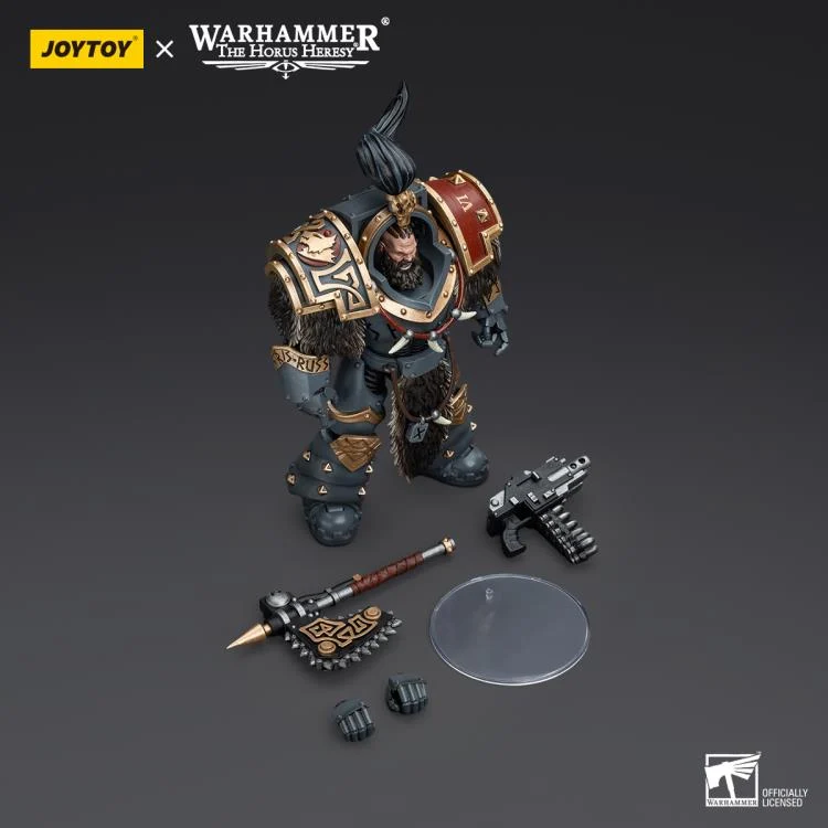 Warhammer 40k Space Wolves Varagyr Wolf Guard Squad Varagyr Thegn 1/18 Scale Action Figure - Image 7