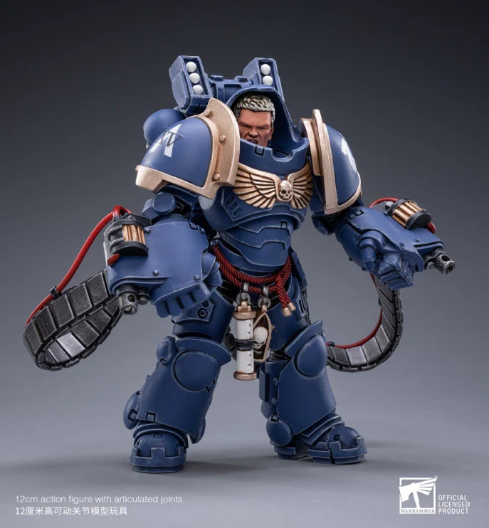 Warhammer 40K Ultramarines Aggressors 1/18 Scale Figure Set - Image 8