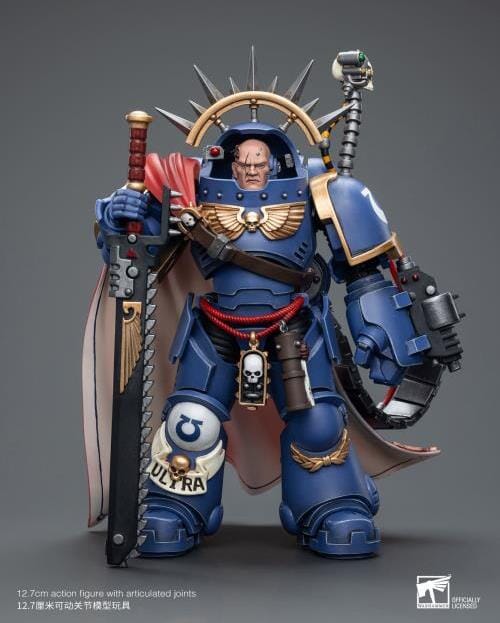Warhammer 40k Ultramarines Captain in Gravis Armour 1/18 Scale Figure - Image 2