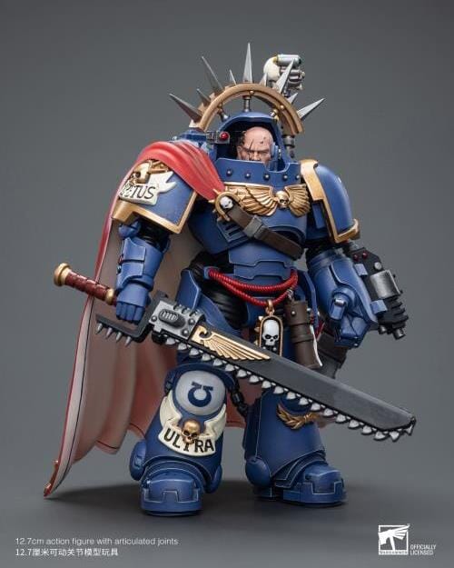 Warhammer 40k Ultramarines Captain in Gravis Armour 1/18 Scale Figure - Image 4