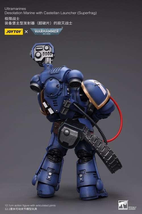 Warhammer 40K Ultramarines Desolation Marine with Castellan Launcher (Superfrag) 1/18 Scale Figure - Image 7