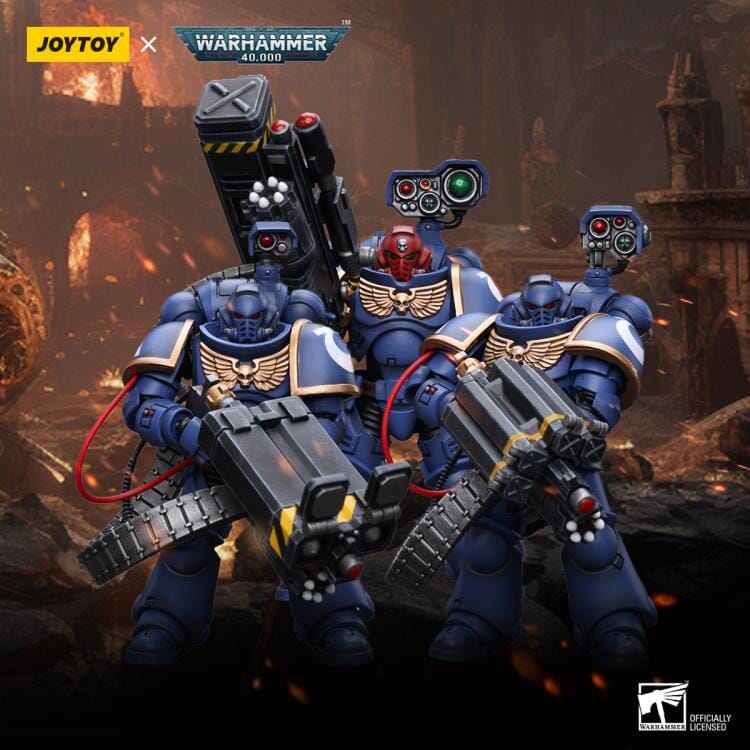 Warhammer 40K Ultramarines Desolation Marine with Castellan Launcher (Superfrag) 1/18 Scale Figure - Image 9