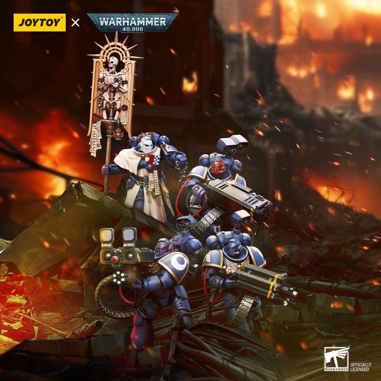 Warhammer 40K Ultramarines Desolation Sergeant with Vengor Launcher 1/18 Scale Figure - Image 10