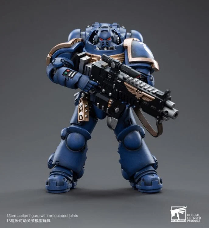 Warhammer 40K Ultramarines Heavy Intercessor Helvin Gure 1/18 Scale Figure - Image 2