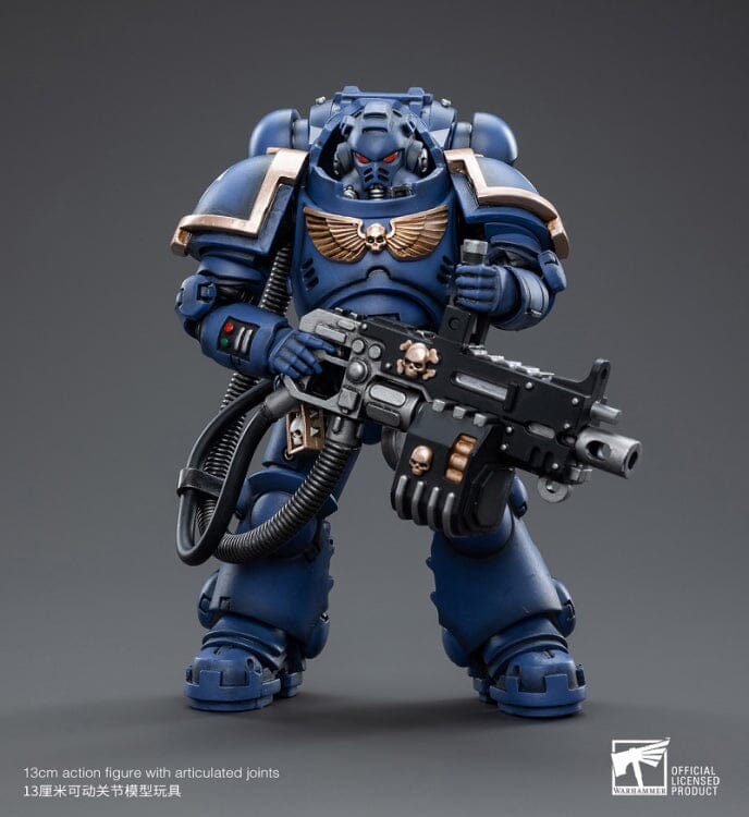Warhammer 40K Ultramarines Heavy Intercessor Nikos Phaetz 1/18 Scale Figure - Image 2