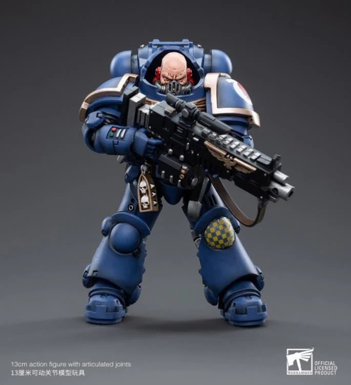 Warhammer 40K Ultramarines Heavy Intercessor Sergeant Aetus Gardane 1/18 Scale Figure - Image 2