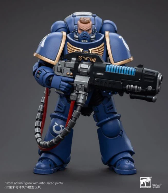 Warhammer 40K Ultramarines Hellblasters Brother Paxor 1/18 Scale Figure - Image 2