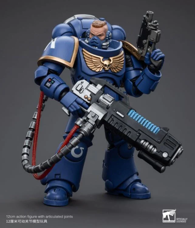 Warhammer 40K Ultramarines Hellblasters Brother Paxor 1/18 Scale Figure - Image 3