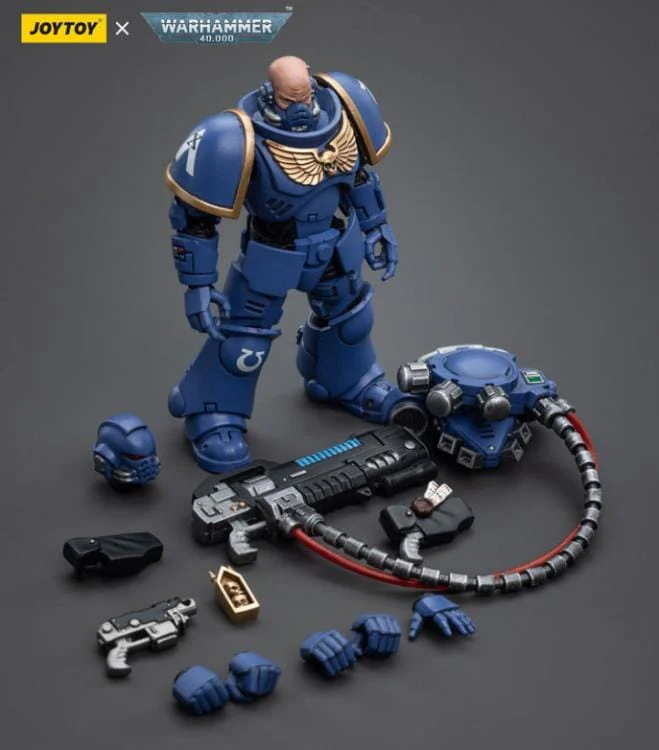 Warhammer 40K Ultramarines Hellblasters Brother Torsus 1/18 Scale Figure - Image 10