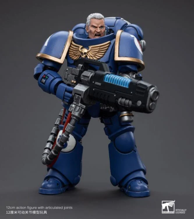 Warhammer 40K Ultramarines Hellblasters Sergeant Ulaxes 1/18 Scale Figure - Image 3