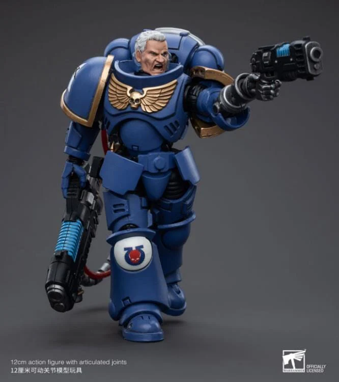 Warhammer 40K Ultramarines Hellblasters Sergeant Ulaxes 1/18 Scale Figure - Image 5