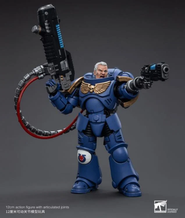 Warhammer 40K Ultramarines Hellblasters Sergeant Ulaxes 1/18 Scale Figure - Image 6