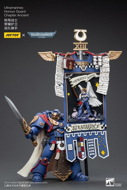 Warhammer 40K Ultramarines Honor Guard Chapter Ancient 1/18 Scale Figure - Image 7