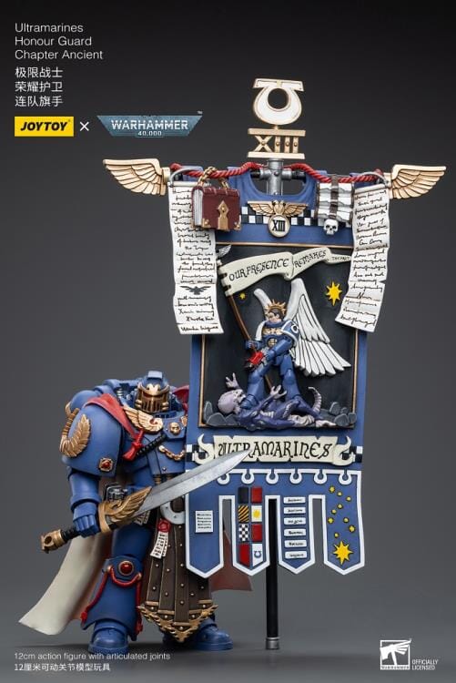 Warhammer 40K Ultramarines Honor Guard Chapter Ancient 1/18 Scale Figure - Image 8