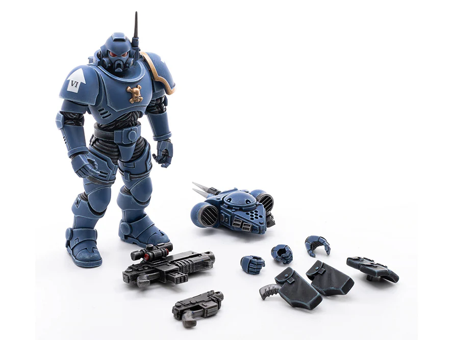 Warhammer 40K Ultramarines Infiltrators Box of 4 1/18 Scale Figures (Reissue) - Image 3