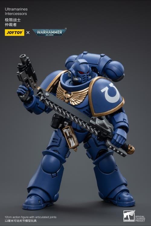 Warhammer 40K Ultramarines Intercessors (Ver. 2) 1/18 Scale Figure - Image 3