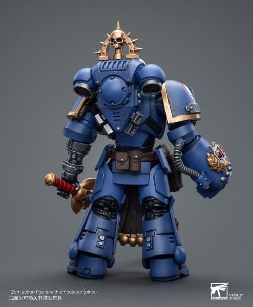 Warhammer 40k Ultramarines Lieutenant with Power Fist 1/18 Scale Figure - Image 6