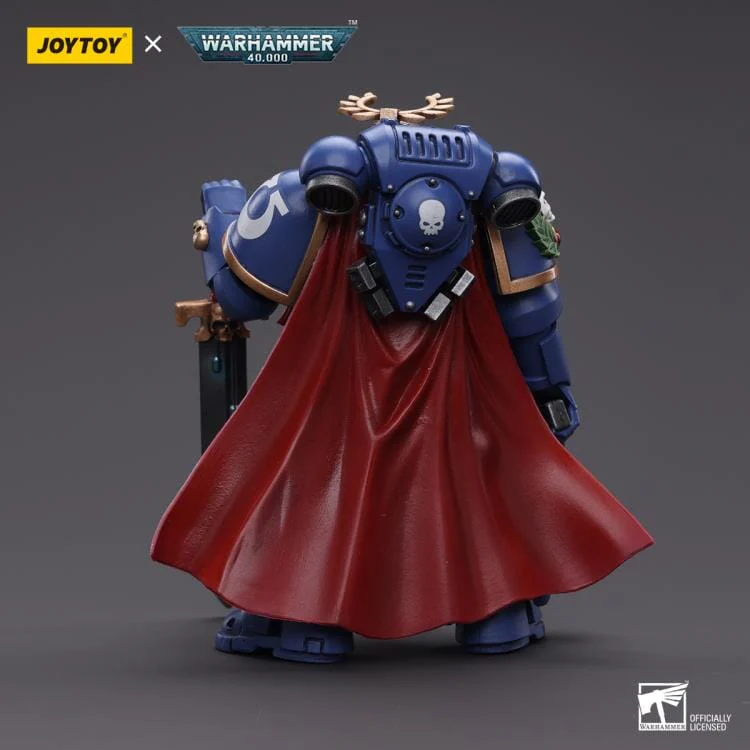 Warhammer 40K Ultramarines Primaris Captain (Power Sword and Plasma Pistol) 1/18 Scale Figure - Image 3