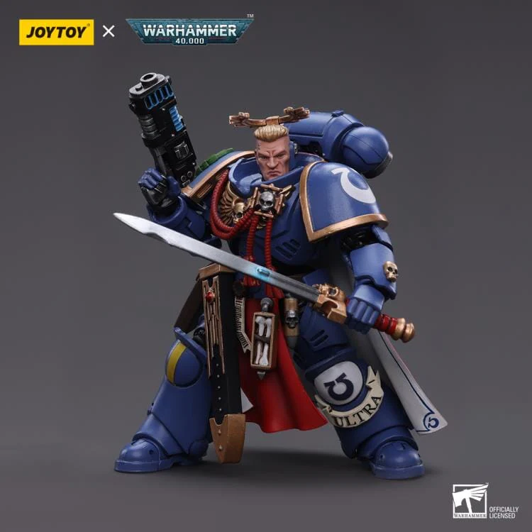 Warhammer 40K Ultramarines Primaris Captain (Power Sword and Plasma Pistol) 1/18 Scale Figure - Image 5