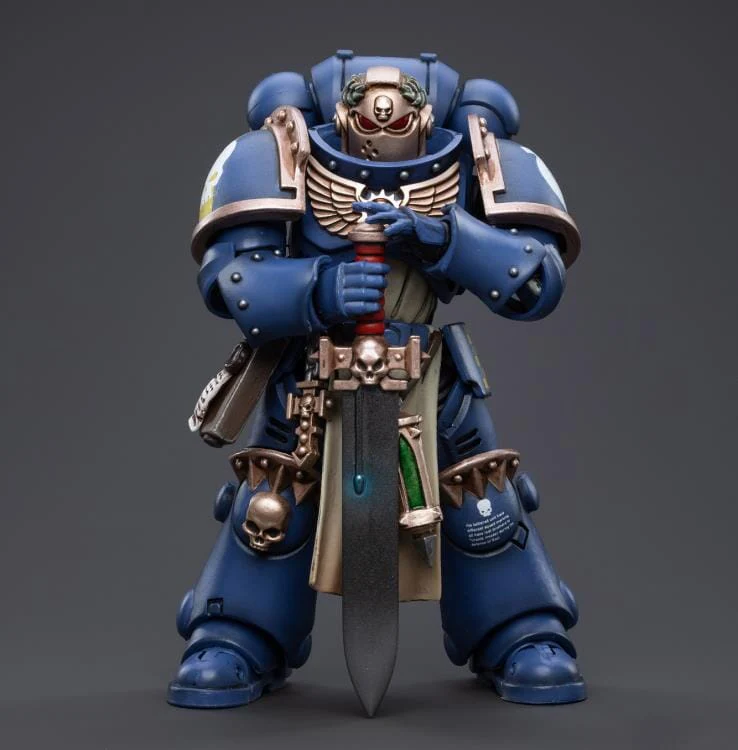 Warhammer 40K Ultramarines Primaris Company Champion 1/18 Scale Figure - Image 2