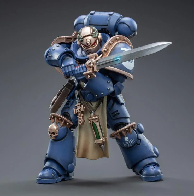 Warhammer 40K Ultramarines Primaris Company Champion 1/18 Scale Figure - Image 4