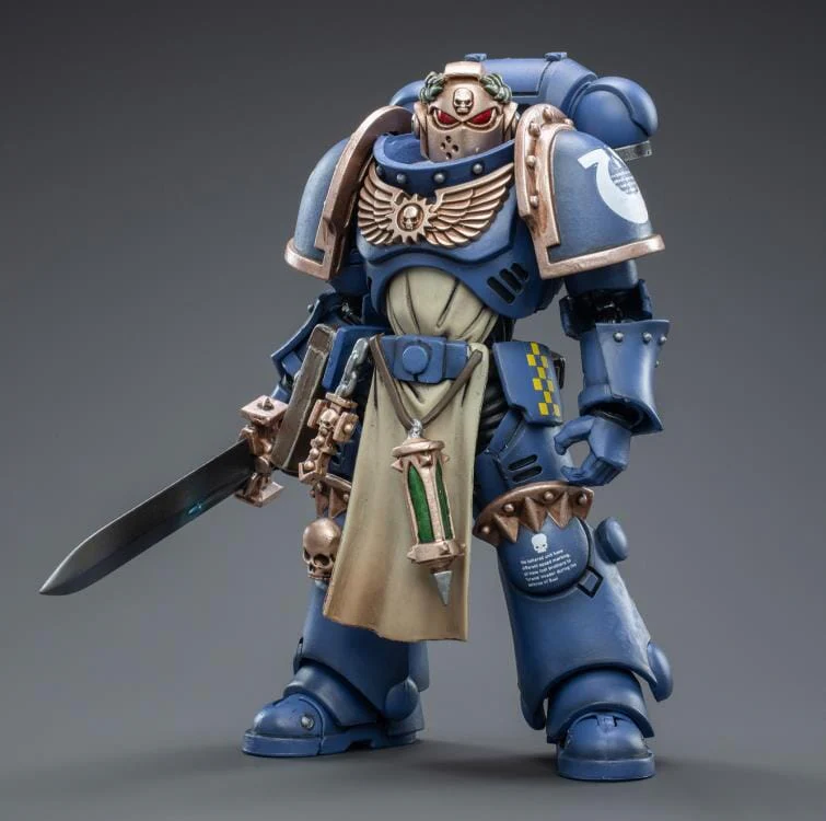 Warhammer 40K Ultramarines Primaris Company Champion 1/18 Scale Figure - Image 7