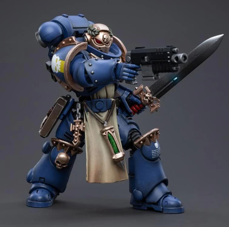 Warhammer 40K Ultramarines Primaris Company Champion 1/18 Scale Figure - Image 8