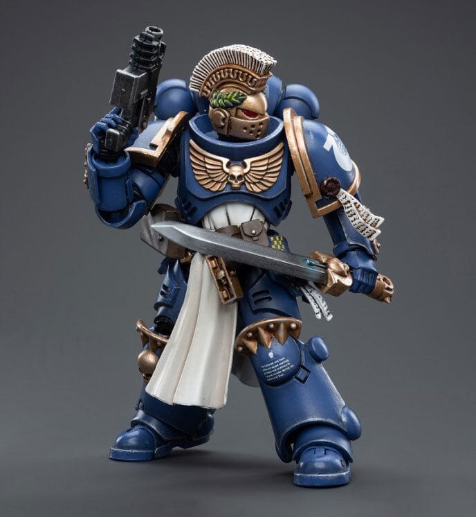 Warhammer 40K Ultramarines Primaris Company Champion Brother Parnaeus 1/18 Scale Figure - Image 8