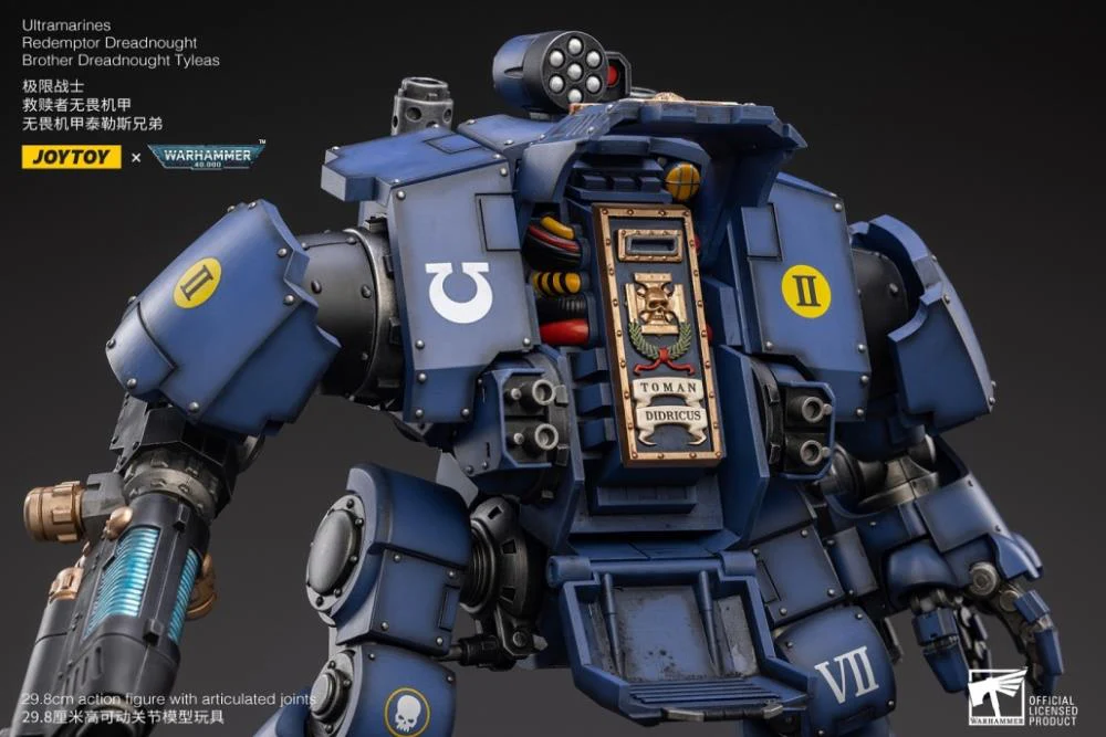 Warhammer 40K Ultramarines Redemptor Dreadnought Brother Tyleas 1/18 Scale Action Figure (Reissue) - Image 10