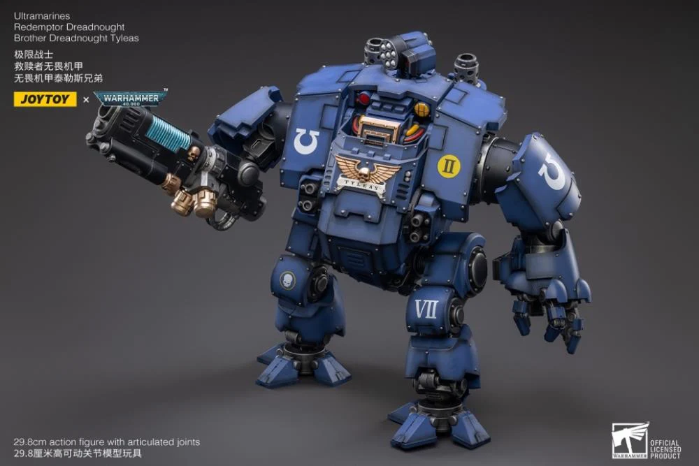 Warhammer 40K Ultramarines Redemptor Dreadnought Brother Tyleas 1/18 Scale Action Figure (Reissue) - Image 11