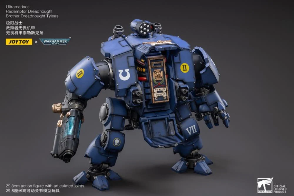Warhammer 40K Ultramarines Redemptor Dreadnought Brother Tyleas 1/18 Scale Action Figure (Reissue) - Image 12