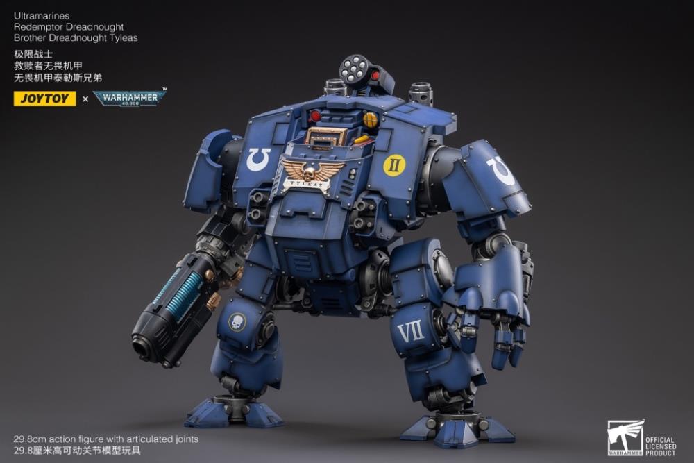 Warhammer 40K Ultramarines Redemptor Dreadnought Brother Tyleas 1/18 Scale Action Figure (Reissue) - Image 2