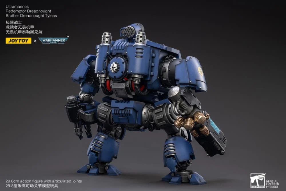 Warhammer 40K Ultramarines Redemptor Dreadnought Brother Tyleas 1/18 Scale Action Figure (Reissue) - Image 4