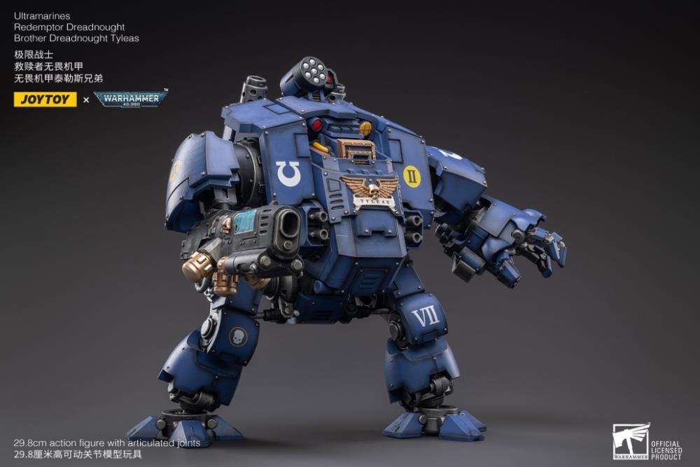 Warhammer 40K Ultramarines Redemptor Dreadnought Brother Tyleas 1/18 Scale Action Figure (Reissue) - Image 5