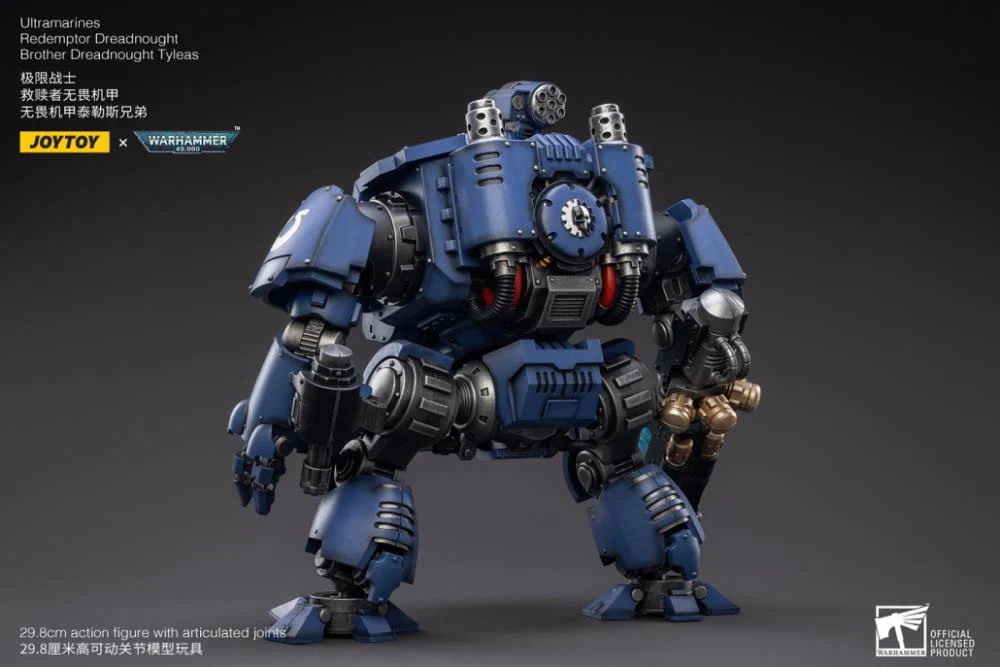 Warhammer 40K Ultramarines Redemptor Dreadnought Brother Tyleas 1/18 Scale Action Figure (Reissue) - Image 6