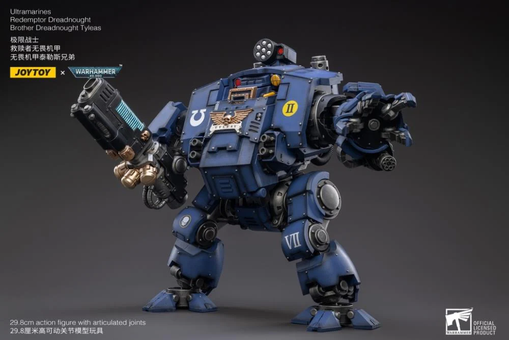 Warhammer 40K Ultramarines Redemptor Dreadnought Brother Tyleas 1/18 Scale Action Figure (Reissue) - Image 7