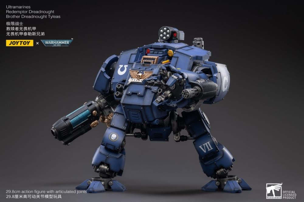 Warhammer 40K Ultramarines Redemptor Dreadnought Brother Tyleas 1/18 Scale Action Figure (Reissue) - Image 8
