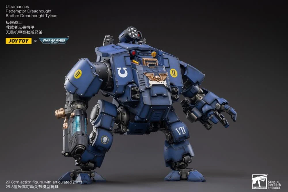 Warhammer 40K Ultramarines Redemptor Dreadnought Brother Tyleas 1/18 Scale Action Figure (Reissue) - Image 9