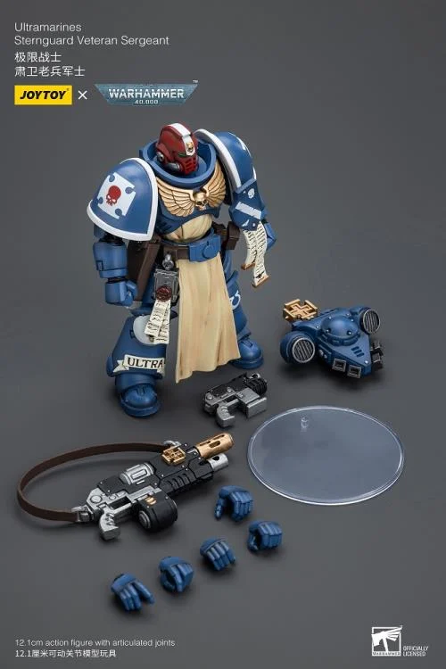 Warhammer 40K Ultramarines Sternguard Veteran Sergeant 1/18 Scale Action Figure - Image 10