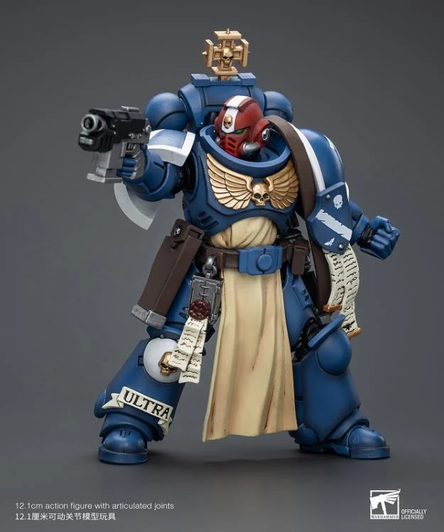 Warhammer 40K Ultramarines Sternguard Veteran Sergeant 1/18 Scale Action Figure - Image 4