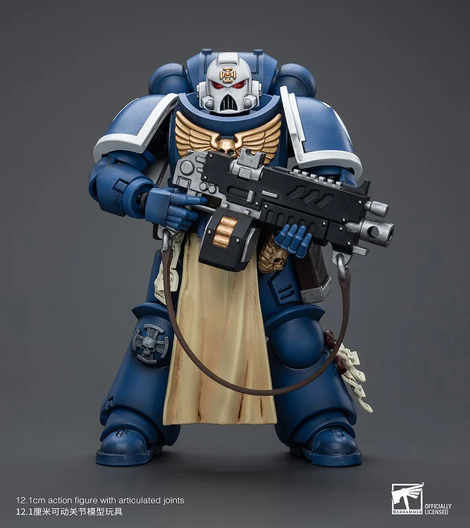 Warhammer 40K Ultramarines Sternguard Veteran with Auto Bolt Rifle 1/18 Scale Action Figure - Image 2