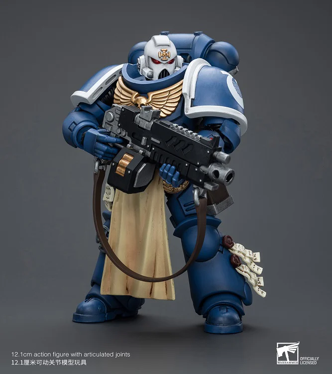 Warhammer 40K Ultramarines Sternguard Veteran with Auto Bolt Rifle 1/18 Scale Action Figure - Image 3