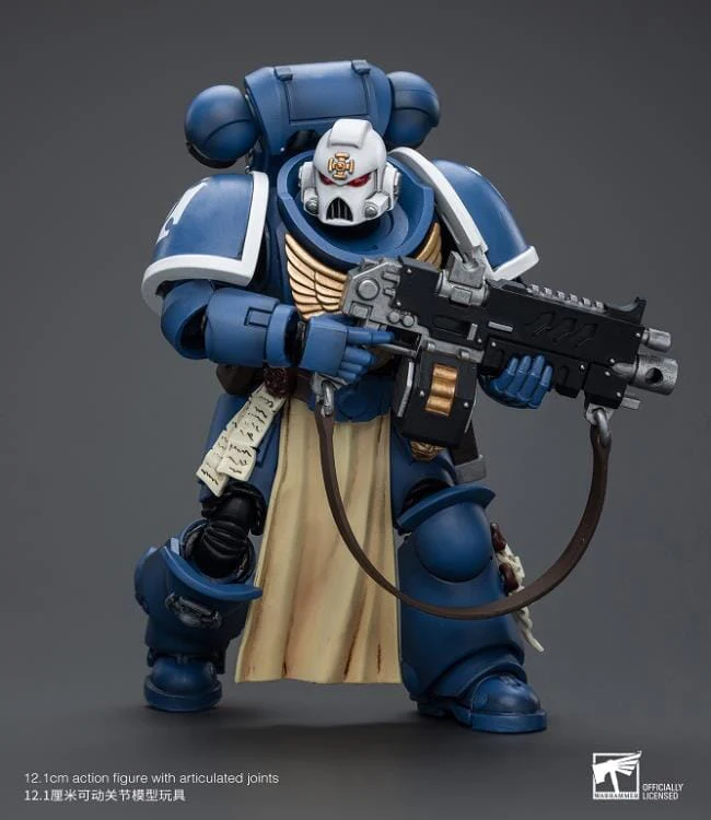 Warhammer 40K Ultramarines Sternguard Veteran with Auto Bolt Rifle 1/18 Scale Action Figure - Image 6