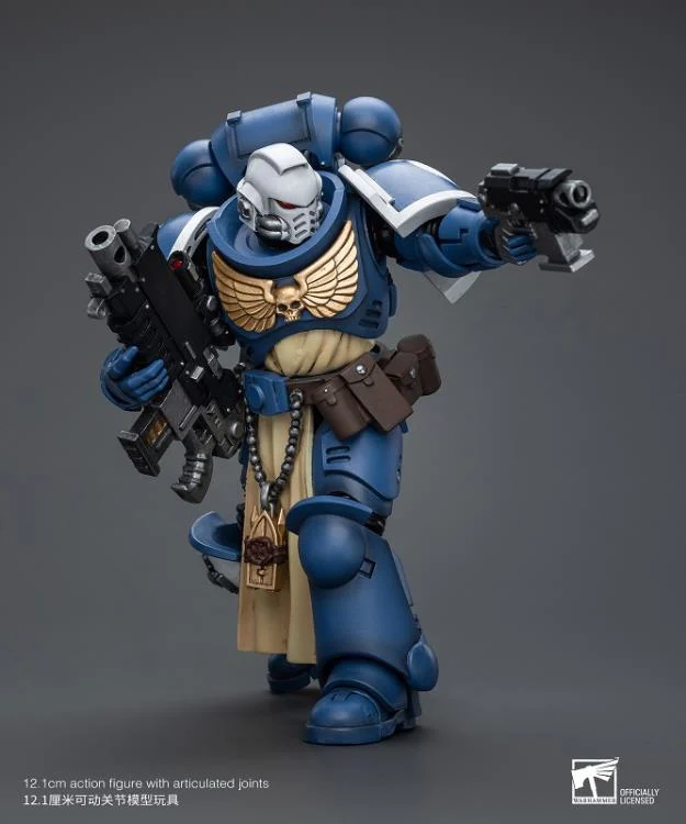Warhammer 40K Ultramarines Sternguard Veteran with Bolt Rifle 1/18 Scale Action Figure - Image 8