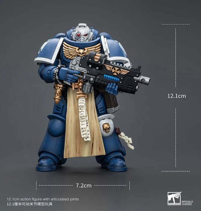 Warhammer 40K Ultramarines Sternguard Veteran with Combi-Plasma 1/18 Scale Action Figure - Image 9