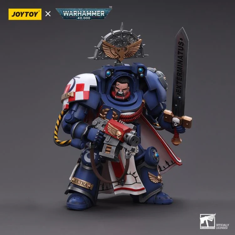 Warhammer 40K Ultramarines Terminator Captain 1/18 Scale Figure - Image 2