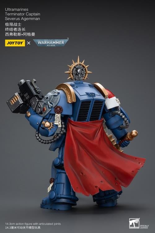 Warhammer 40K Ultramarines Terminator Captain Severus Agemman 1/18 Scale Action Figure - Image 4