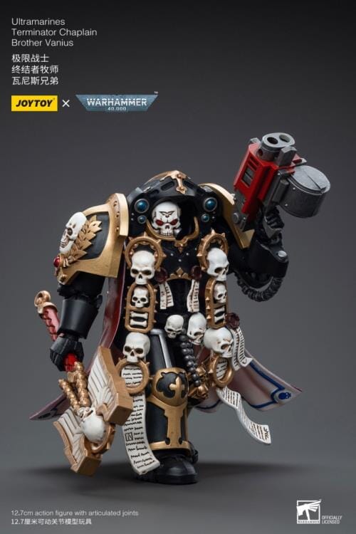 Warhammer 40K Ultramarines Terminator Chaplain Brother Vanius 1/18 Scale Figure - Image 8